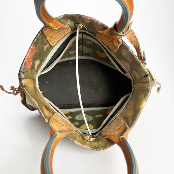 Dooney & Bourke Tote Bag Crayon Hearts Vintage Y2K Retro Handbag with Ch… - Picture 6 of 9